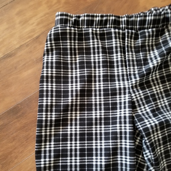SALE! Wearever Plaid Cuffed Pants - Picture 2 of 7